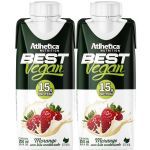 Kit 2X Best Vegan RTD - 250ml Morango Com Leite Condensado - Atlhetica Nutrition