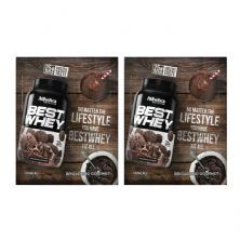 Kit 2X Best Whey - 1 sach� 40g Brigadeiro Gourmet - Atlhetica Nutrition
