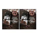 Kit 2X Best Whey - 1 sach� 40g Double Chocolate - Atlhetica Nutrition