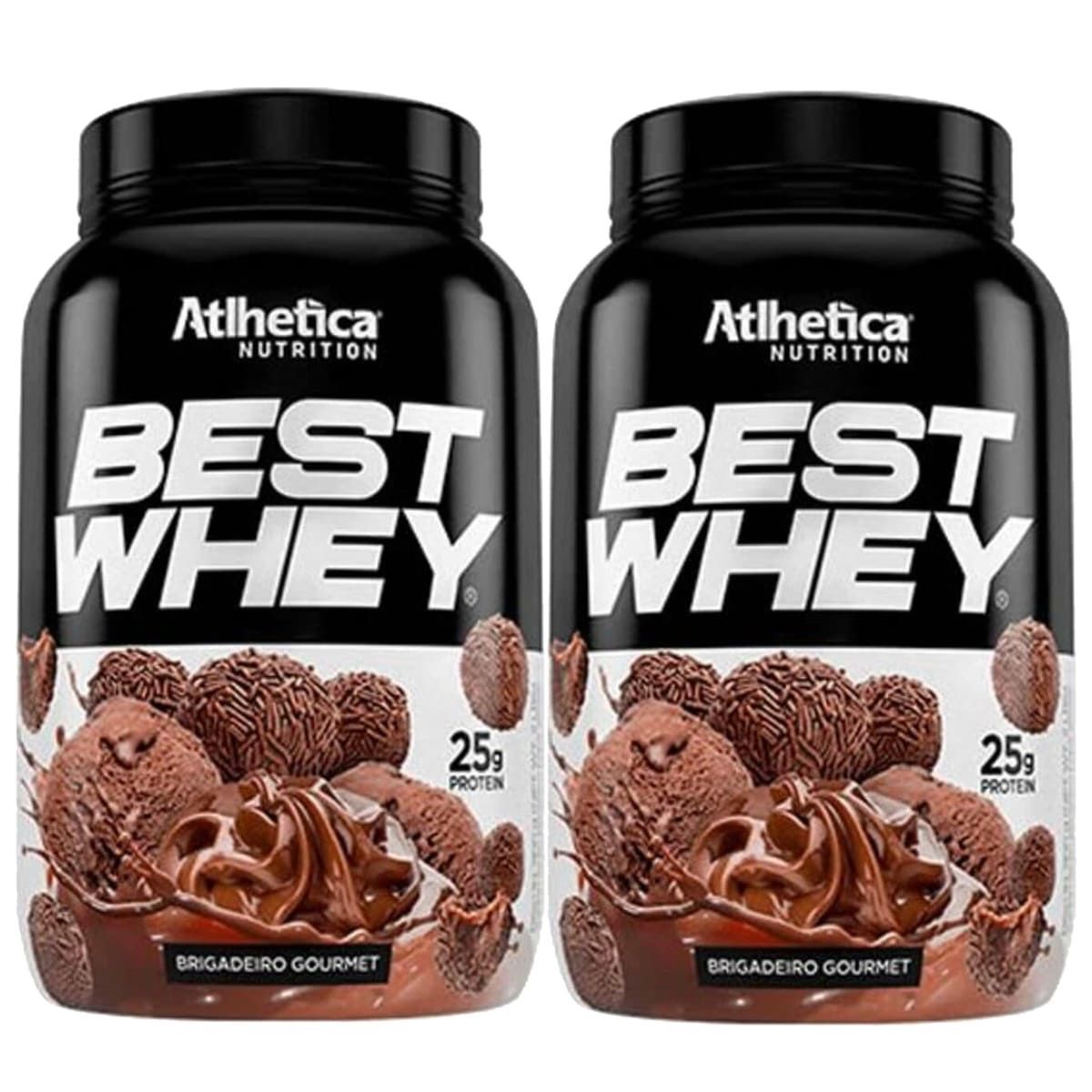 Kit 2X Best Whey - 450g Brigadeiro Gourmet - Atlhetica Nutrition