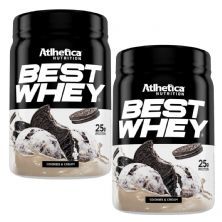 Kit 2X Best Whey - 450g Cookies&Cream - Atlhetica Nutrition