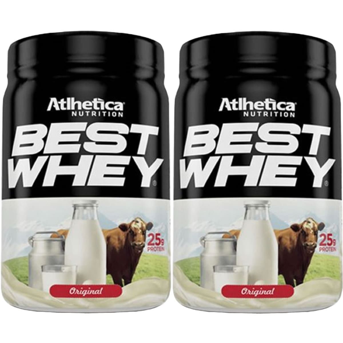 Kit 2X Best Whey - 450g Original - Atlhetica Nutrition