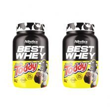 Kit 2X Best Whey - 900g Achocolatado Toddy - Atlhetica Nutrition