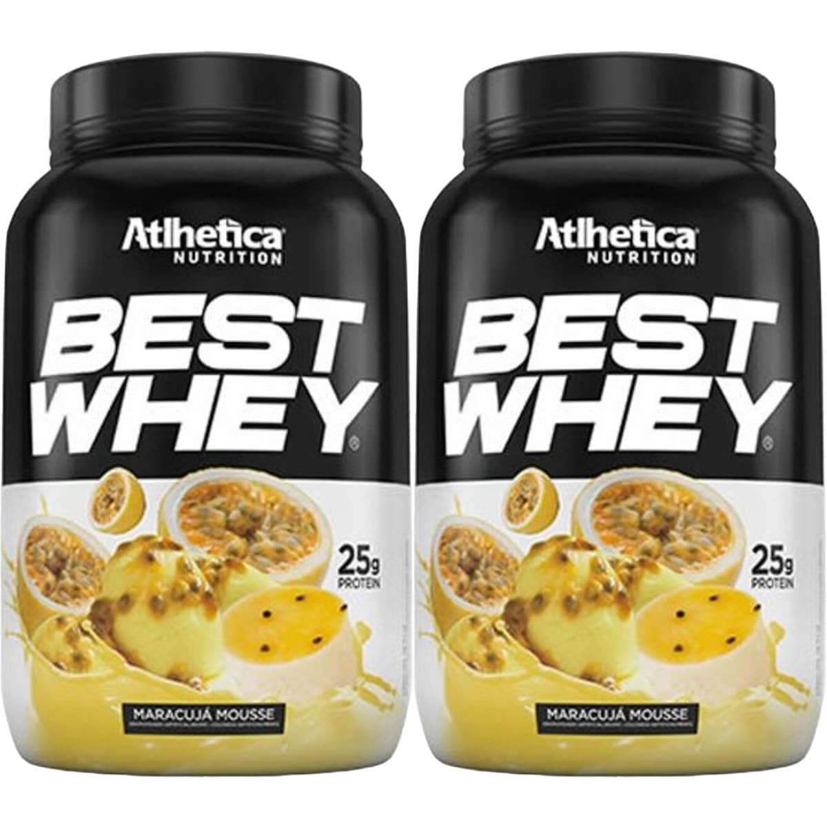 Kit 2X Best Whey - 900g Mousse de Maracuj� - Atlhetica Nutrition