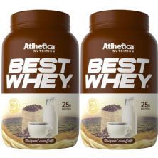 Kit 2X Best Whey - 900g Original com Caf� - Atlhetica Nutrition