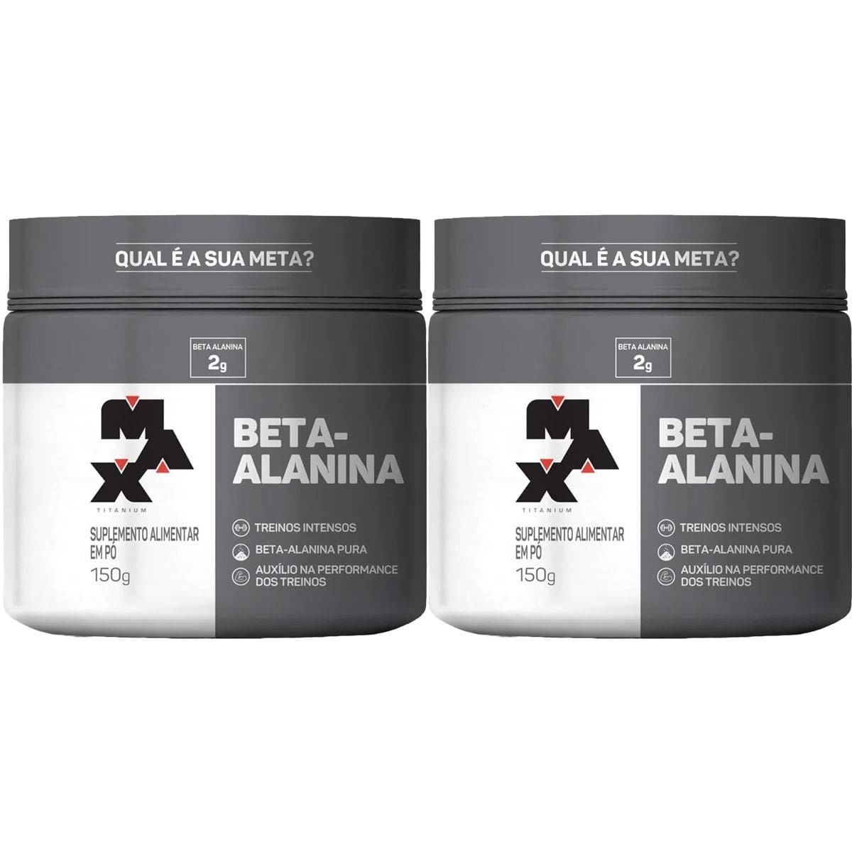 Kit 2X Beta-alanina - 150g - Max Titanium