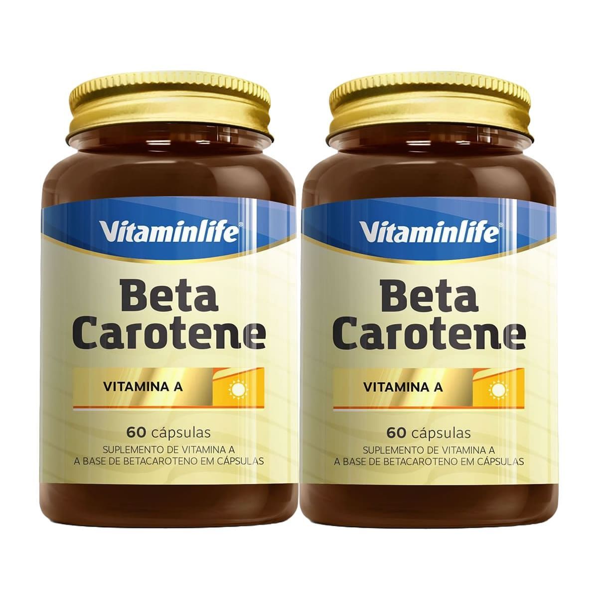 Kit 2X Beta Carotene - 60 C�psulas - VitaminLife