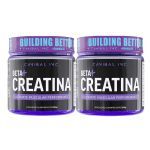 Kit 2X Beta + Creatina - 200g Natural - Canibal