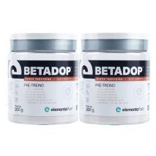 Kit 2X Betadop Pr�-Treino- 300g Tangerina - ElementoPuro