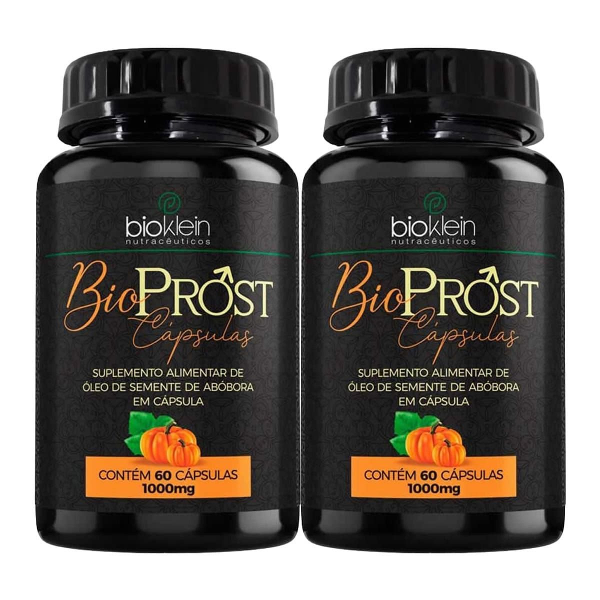 Kit 2X Bio Prost �leo de Semente de Ab�bora - 60 C�psulas - Bioklein