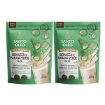 Kit 2X Biomassa de Banana Verde - 200g Natural - Santo �leo