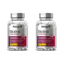 Kit 2X Biotina Dose M�xima - 30 C�psulas - Katigu�