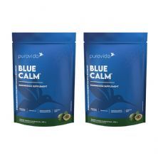 Kit 2X Blue Calm Magnesium Supplement - Refil 350g Lim�o e Maracuj� - Pura Vida