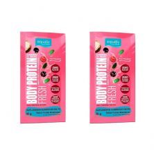 Kit 2X Body Protein Fresh - 1 Sach� 18g Frutas Brasileiras - Equaliv