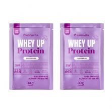 Kit 2X Whey Up Protein - 1 Sach� 20g Chocobelga - Sanavita