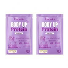 Kit 2X Body Up Protein - 1 Sach� 20g Chocolate - Sanavita