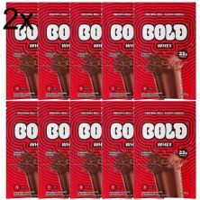 Kit 2X Bold Whey - 10 Sach�s 30g Chocolate ao Leite - Bold
