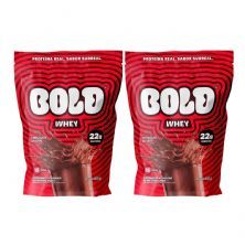 Kit 2X Bold Whey - 450g Refil Chocolate ao Leite - Bold