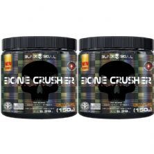 Kit 2X Bone Crusher Nova F�rmula - 150g Hot Orange - Black Skull