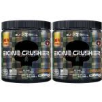 Kit 2X Bone Crusher Nova F�rmula - 300g Hot Orange - Black Skull