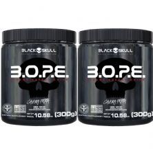 Kit 2X BOPE Pr� Treino - 300g Lim�o - Black Skull