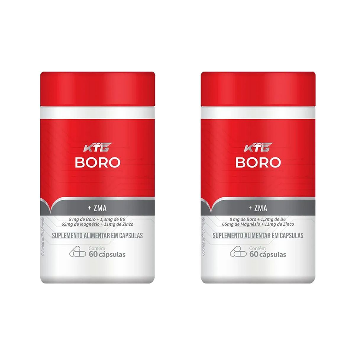 Kit 2X Boro+ZMA - 60 C�psulas - Katigu�
