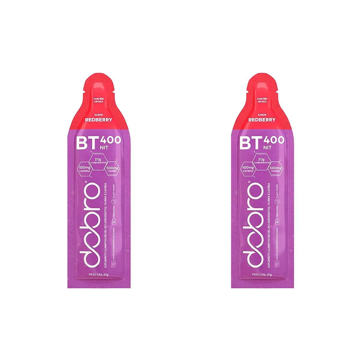 Kit 2X BT Nitrato Gel Cafe�na - 1 Sach� 30g Redberry - Dobro