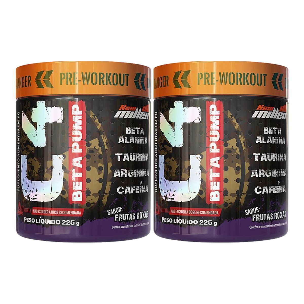 Kit 2X C4 Beta Pump Pr� Workout - 225g Frutas Roxas - New Millen