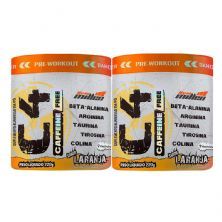 Kit 2X C4 Caffeine Free com Colina - 220g Laranja - New Millen