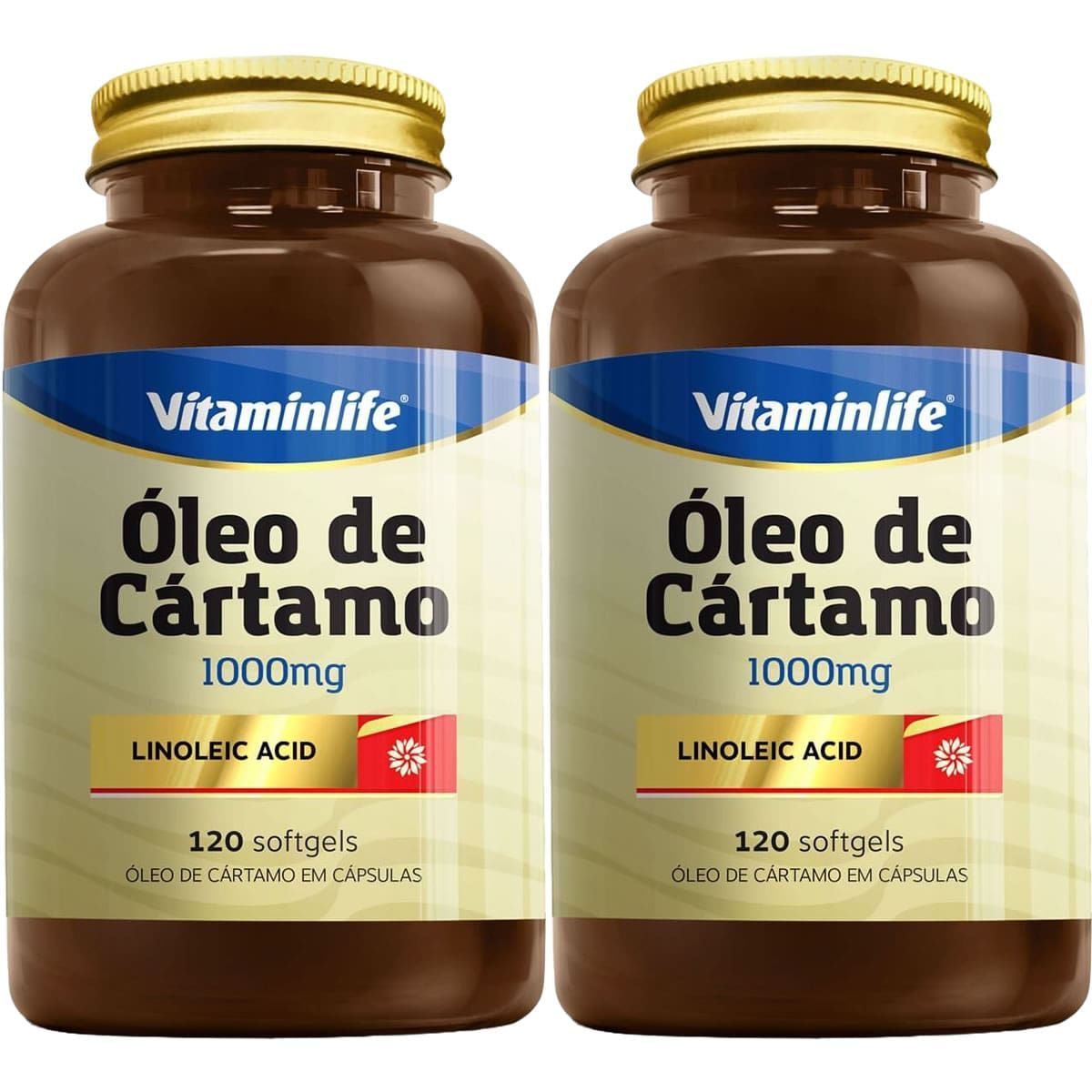 Kit 2X CA Linoleic Acid �leo de C�rtamo e �cido Linoleico - 120 C�psulas - VitaminLife