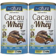 Kit 2X Cacau Nature Whey - 420g 70% Cacau - Nutrata