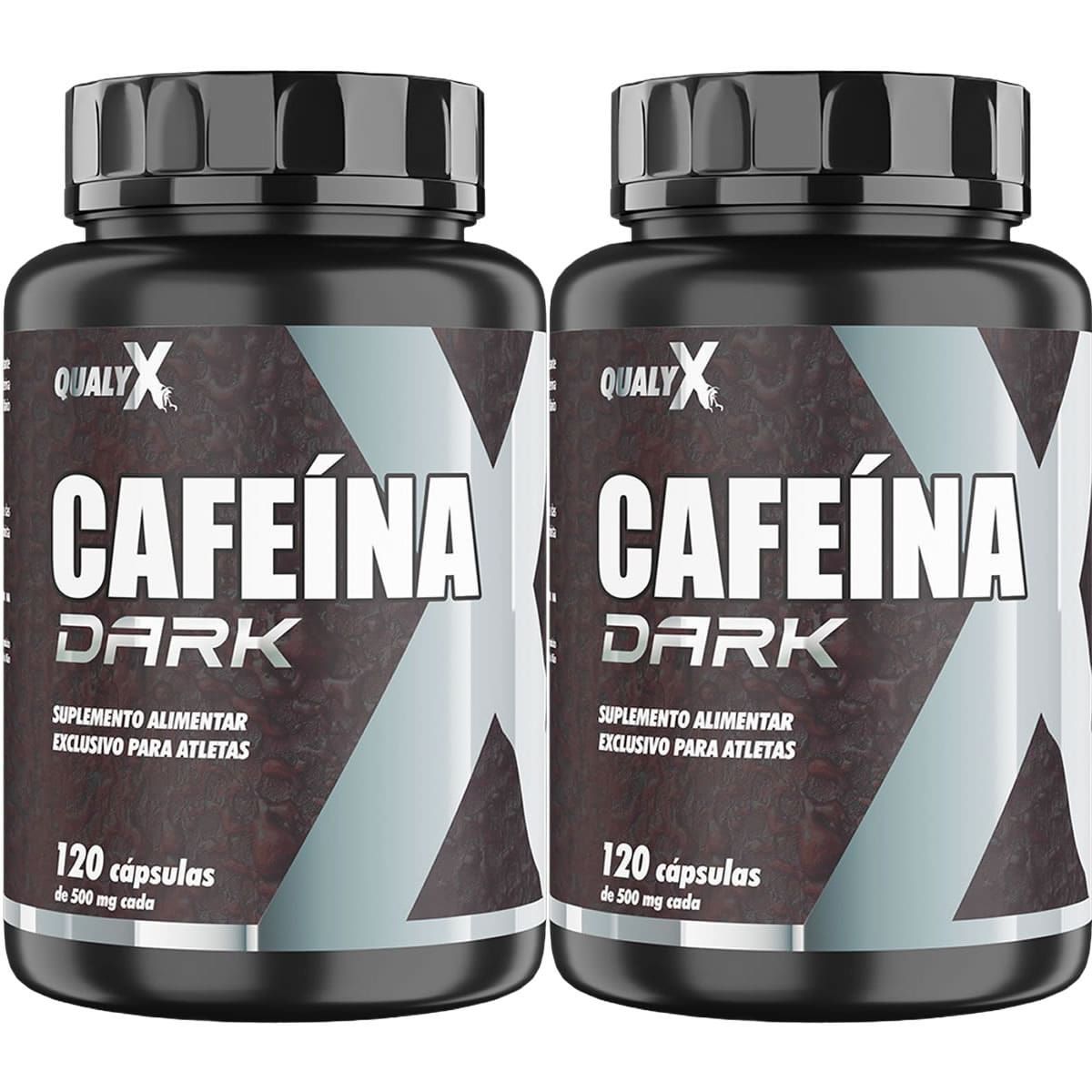 Kit 2X Cafeina Dark Qualy X - 120 C�psulas - QualyNutri