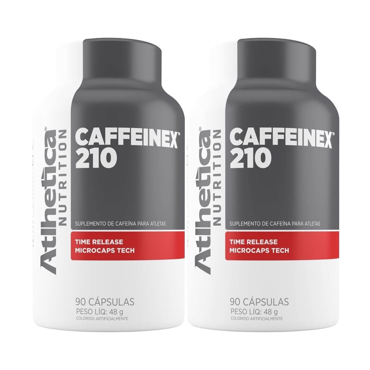 Kit 2X Caffeinex 210 - 90 C�psulas - Atl�tica Nutrition -