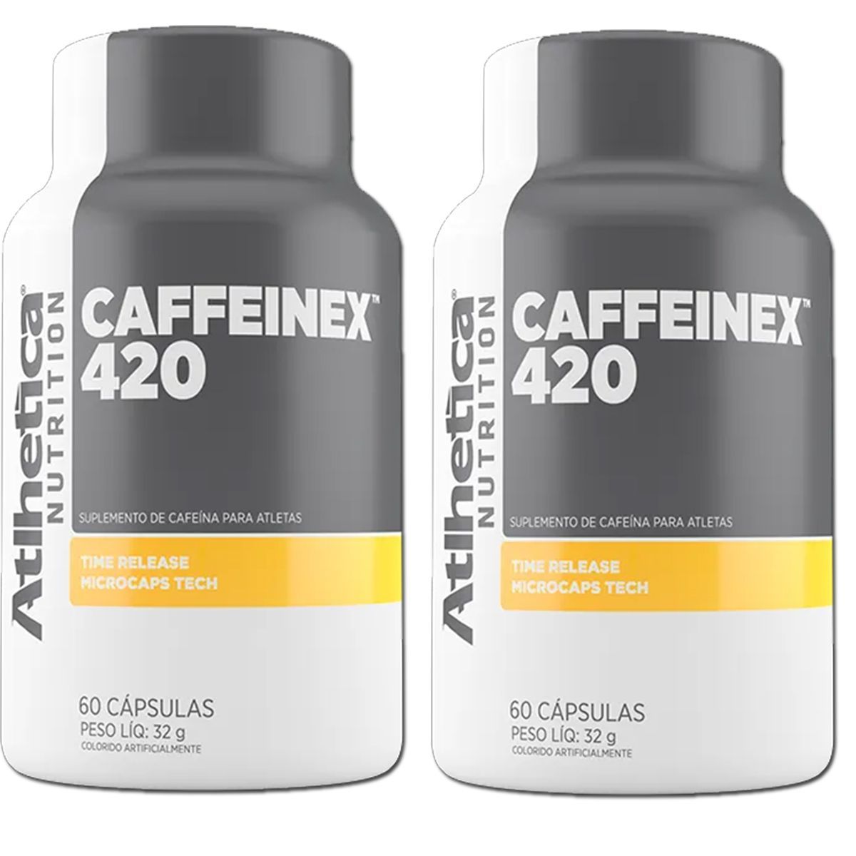 Kit 2X Caffeinex 420 - 60 C�psulas - Atlhetica Nutrition