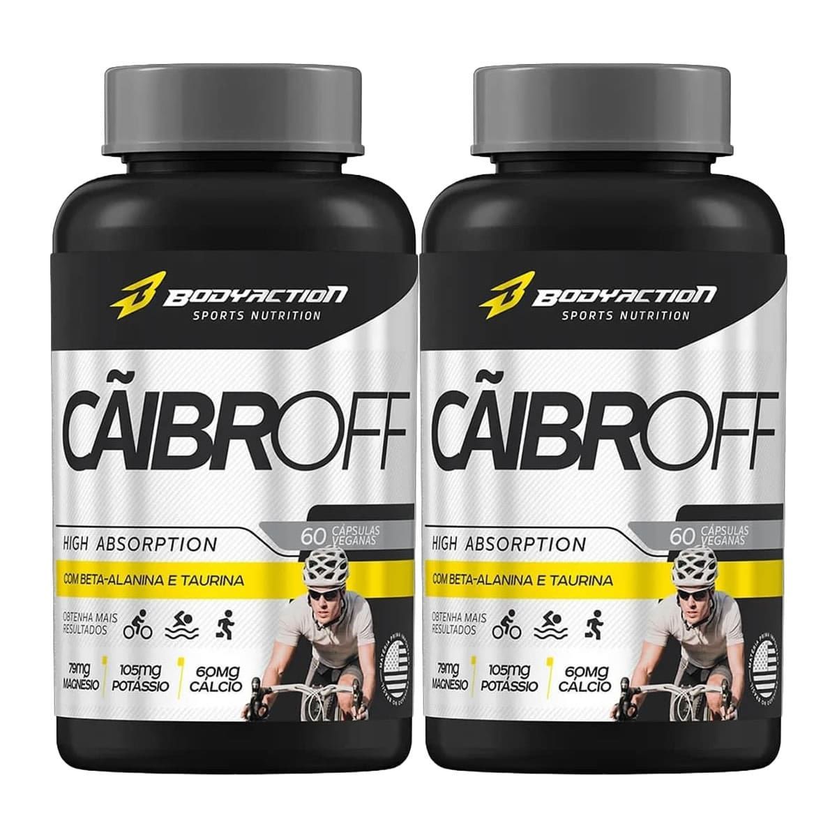 Kit 2X C�ibroff - 60 C�psulas - BodyAction