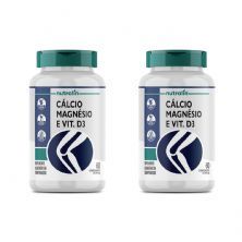 Kit 2X C�lcio com Magn�sio + Vitamina D3 - 60 Comprimidos - Nutralin