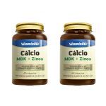 Kit 2X C�lcio MDK + Zinco - 60 C�psulas - VitaminLife