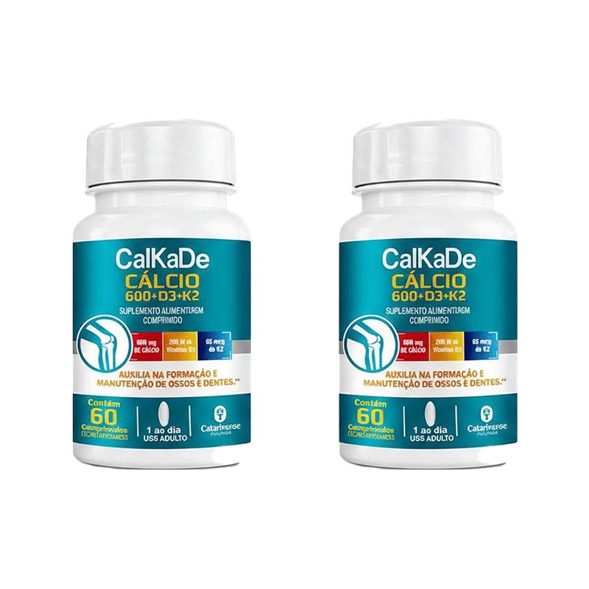 Kit 2X Calkade - 600mg 60 comprimidos - Catarinense Pharma