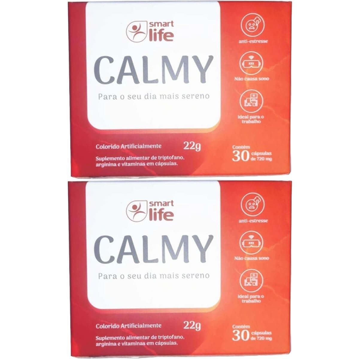 Kit 2X Calmy - 30 C�psulas - Smart Life