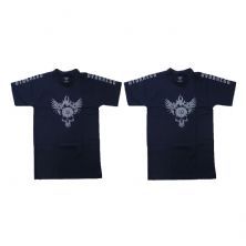 Kit 2X Camiseta 100% Algod�o Darkness - Tamanho XGG Preta - IntegralM�dica