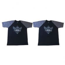 Kit 2X Camiseta 100% Algod�o Iron Darkness - Tamanho G Preta/Cinza - IntegralM�dica