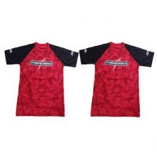Kit 2X Camiseta Algod�o - Tamanho GG Vermelha/Preta - IntegralM�dica