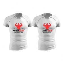 Kit 2X Camiseta Baby Look Dry 100% Poliester - Branca Tamanho GG - OtimaNutri
