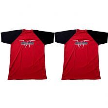 Kit 2X Camiseta Champion - Tamanho G Vermelha/Preto - IntegralM�dica