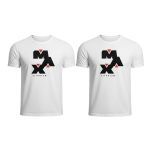 Kit 2X Camiseta Dry-Fit Max - Tamanho P Branca - Max Titanium