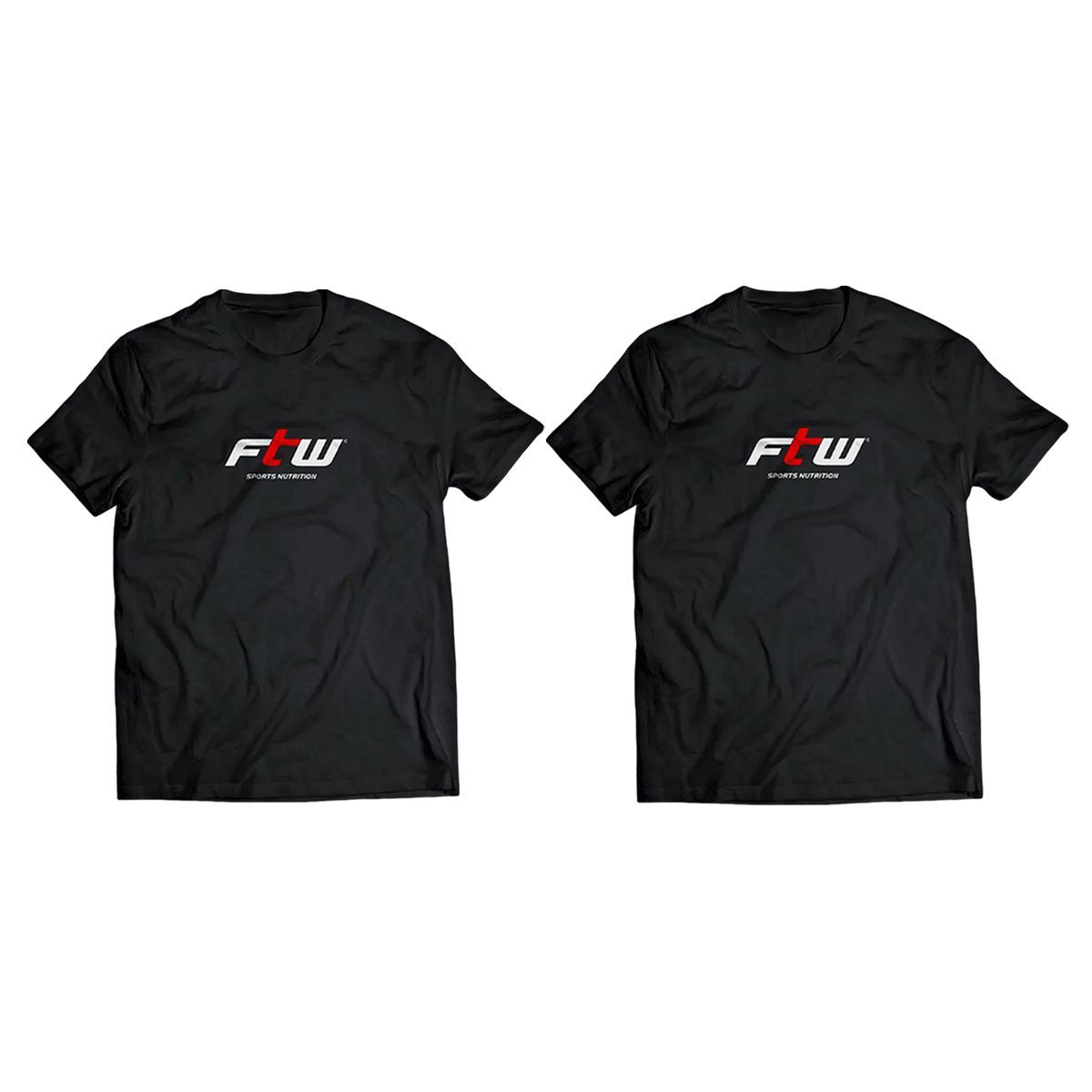 Kit 2X Camiseta For The Win - Tamanho M Preto - FTW