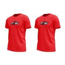 Kit 2X Camiseta Ftw Poliester -Vermelha Tamanho GG - FTW
