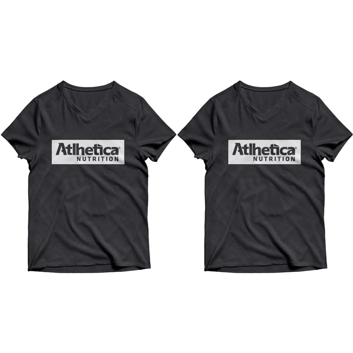 Kit 2X Camiseta Masculina - Atlhetica Nutrition Cinza G -  Atlhetica Nutrition