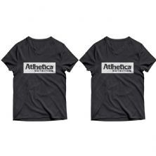 Kit 2X Camiseta Masculina - Atlhetica Nutrition Cinza G -  Atlhetica Nutrition