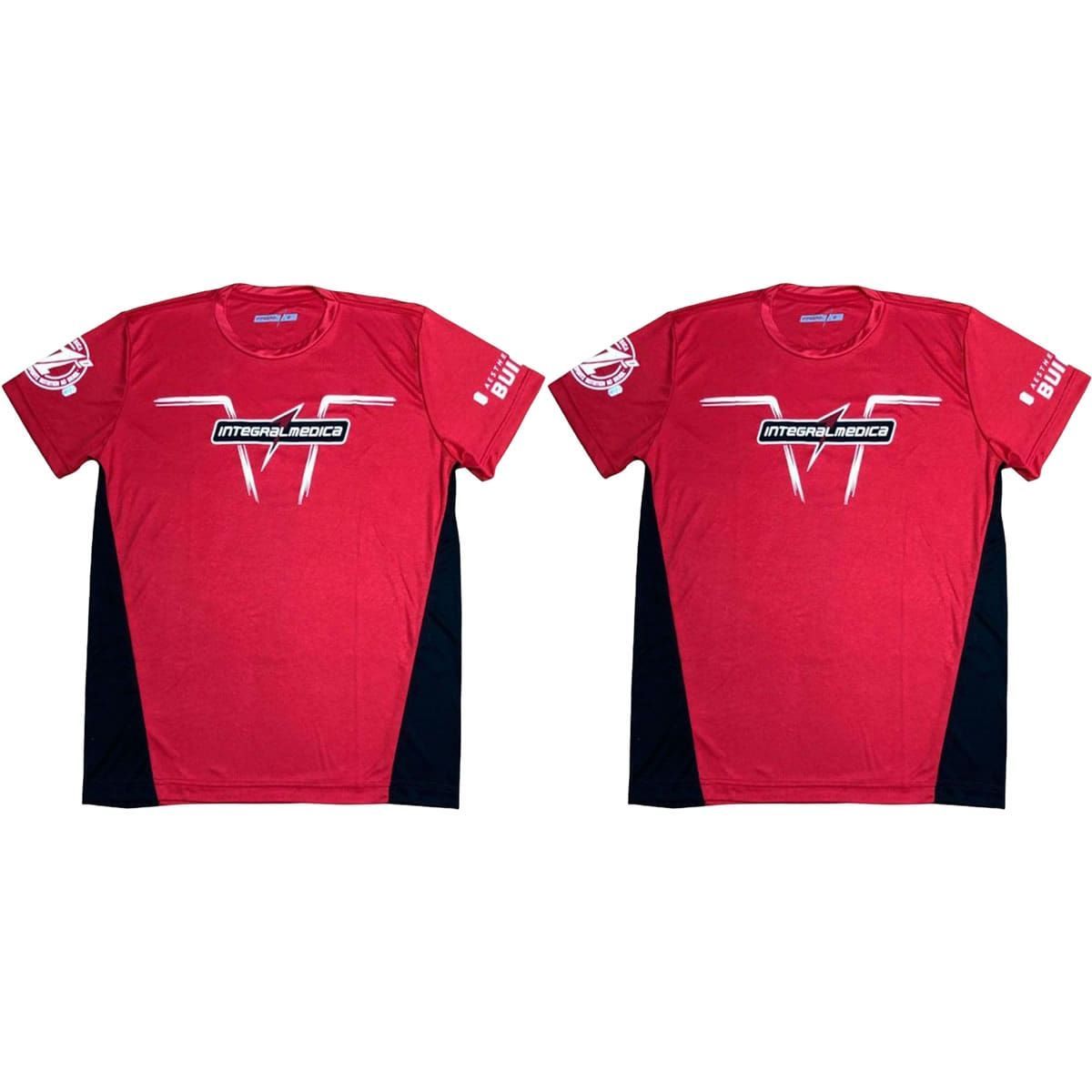Kit 2X Camiseta T-Shirt GG Vermelha - IntegralMedica